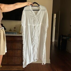 White one size fits all Kaftan